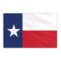 Texas Indoor Sewn Nylon Flag 4'x6'