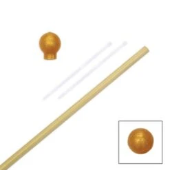 Budget Wooden Pole 6'x0.9375" 1 Section