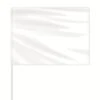 Solid Color Field Flag - White