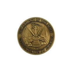 Army Brass Service Medallion