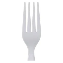 Dixie Disposable Plastic Fork, White, Heavy Weight, Pk100 -Zoro Tools Shop Grainger 1011258610xx175b64