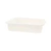 Food Storage Box, Wht Hdpe, 21"X16"X5"