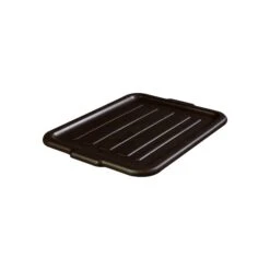 CARLISLE Unvrsl Bus Box Lid, 20x15x0.75", Blk, PK12