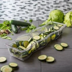 CARLISLE Half Long Pan, Wavy Edge, 2.5", Clr, PK6 -Zoro Tools Shop Grainger 278498