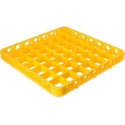 CARLISLE Dvde Glss Rack Ext, 1.78", Ylw, 49 Comp, PK6