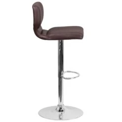 Brown Vinyl Adjust Ht Barstool, Vertical Stitch Back, Chrome Base, PK2 -Zoro Tools Shop Grainger 2xxCHxx132330xxBRNxxGGxxinset2xxdb938d