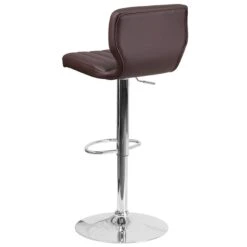 Brown Vinyl Adjust Ht Barstool, Vertical Stitch Back, Chrome Base, PK2 -Zoro Tools Shop Grainger 2xxCHxx132330xxBRNxxGGxxinset3xx35dd8d