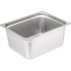 CARLISLE Half Lt Ga., SS Steam Table Pan, 6", PK6