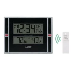 Atomic Digital Wall Clock W In/Out Temp -Zoro Tools Shop Grainger 513xx149xxINTxxtransmission