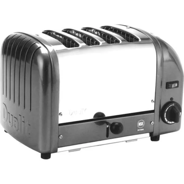 13-1/2" 4-Slot Gray Toaster 2 13-1/2" 4-Slot Gray Toaster - Image 2