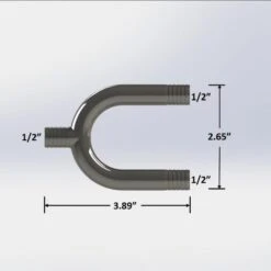 U-Bend Manifold, 1/2"