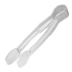 Tong 9" Flat Grip Clear
