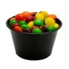 Plastic Portion Cup, 3.25oz., Black, PK2500