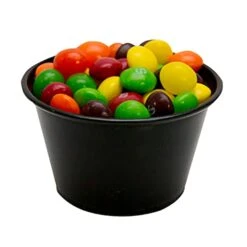 Plastic Portion Cup, 3.25oz., Black, PK2500