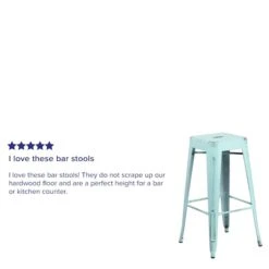 30" High Backless Distressed Green-Blue Barstool -Zoro Tools Shop Grainger ETxxBT3503xx30xxDBxxGGxxREVIEWxxfc0802