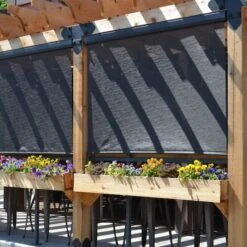 Exterior Sun Shade, Kona, 96 In. W, Pole -Zoro Tools Shop Grainger RestaurantxxPatioxxxxKonaxxxx5x5xxxx6c5608