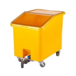 Ingredient Bin 37 Gallons Slant Top Yell