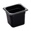 Food Pan 1/6 X 6" H-Pan Black