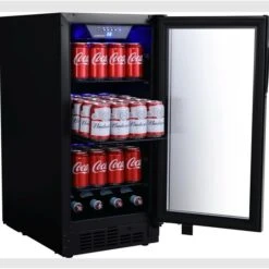 15 Inch Wide 80 Can BuiltIn Beverage Center With Slim Design -Zoro Tools Shop HM20Wallace20Inc BBR901BLxxImg3xx6354f7
