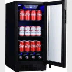 15 Inch Wide 80 Can BuiltIn Beverage Center With Slim Design -Zoro Tools Shop HM20Wallace20Inc BBR901BLxxImg5xx486cbc