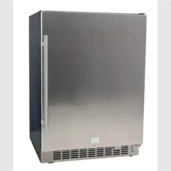 24 Inch Wide 142 Can BuiltIn Beverage Cooler With Stainless Steel Door And Optional Casters