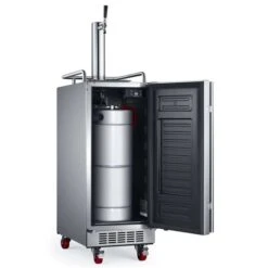 15 Inch Wide 1 Tap Outdoor Kegerator With Forced Air Refrigeration And Air Cooled Beer Tower -Zoro Tools Shop HM20Wallace20Inc KC1500SSODxxImg5xx7e5215