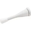 3In. Spring Door Stop W/ Rubber Tip - White