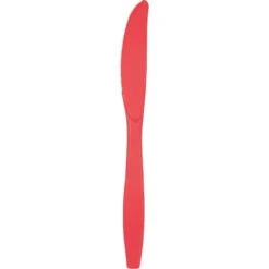 Coral Plastic Knives, 7.5", 288PK