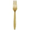 Glittering Gold Plastic Forks, 7", 288PK