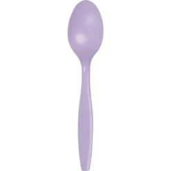 Luscious Lavender Purple Plastic Spoons, 6.75", 288PK