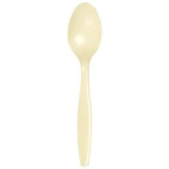 Ivory Plastic Spoons, 6.75", 288PK