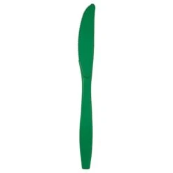 Emerald Green Plastic Knives, 7.5", 288PK