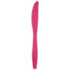 Hot Magenta Pink Plastic Knives, 7.5", 288PK