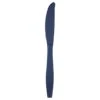 Navy Blue Plastic Knives, 7.5", 600PK
