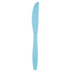 Pastel Blue Plastic Knives, 7.5", 288PK