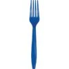 Cobalt Blue Plastic Forks, 7", 600PK