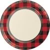 Creative Converting Buffalo Plaid Paper Plates, 9", 96PK