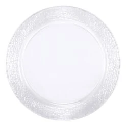 Clear Pebble Plastic Tray, 13", 24PK