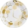 Creative Converting Honeycomb Dessert Plates, 7", 96PK