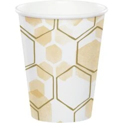 Creative Converting Honeycomb Paper Cups, 9oz, 96PK