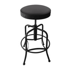 Adjustable Stool, Black Wrinkle, Canter Storm Seat