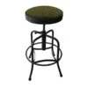 Adjustable Stool, Black Wrinkle, Graph Parrot Seat