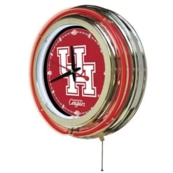 University Of Houston Double Neon 15" Clock -Zoro Tools Shop Holland20Bar20Stool20Co Clk15Houstonxx2xx239222