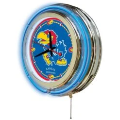 University Of Kansas Double Neon 15" Clock -Zoro Tools Shop Holland20Bar20Stool20Co Clk15KnsasUxx2xxe9904e