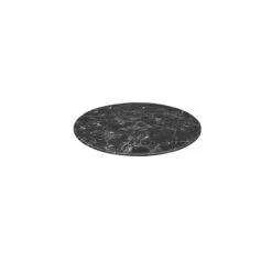 32 Diameter Black Marble, IndoorOutdoor AllSeason EuroSlim Table Top By The Co