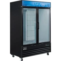 Ice Merchandiser, 2 Swing Glass Doors, 45 Cu. Ft.