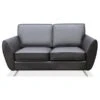 Sterling Collection Loveseat With Brushed Chrome Legs