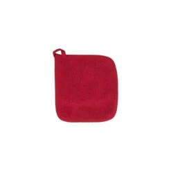 Royale Solid Pot Holder 100% Cotton Terry Paprika