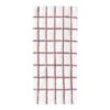 Café Check Kitchen Towel White Ground/Brick/Putty Check