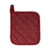 Café Solid Quilted Pot Holder 100% Cotton Brick